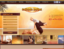 Tablet Screenshot of californiaradiant.us